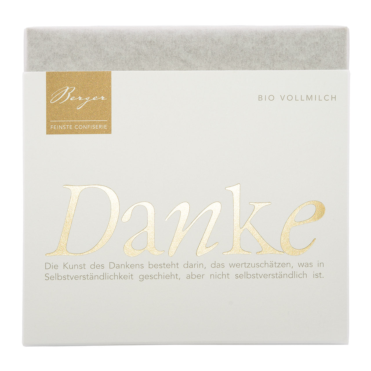 Berger Schokolade Danke