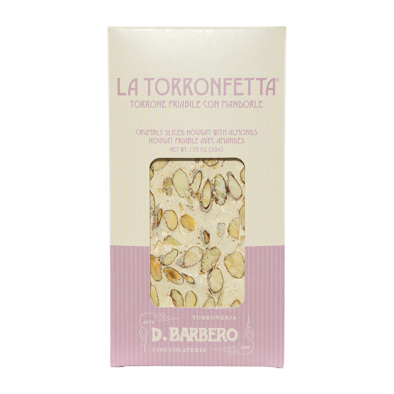 D.Barbero Torronfetta mit Mandeln 50g