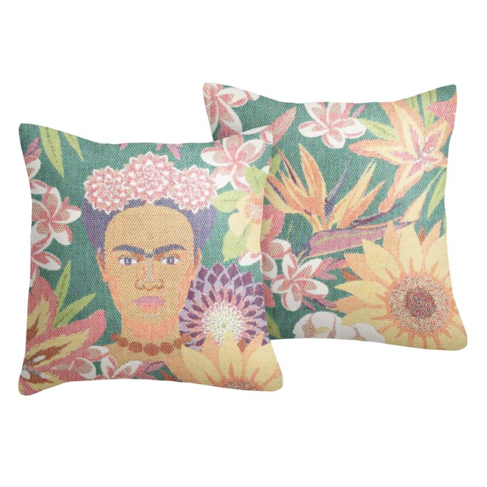 Ekelund Flores Frida Kahlo Kissen 40x40cm