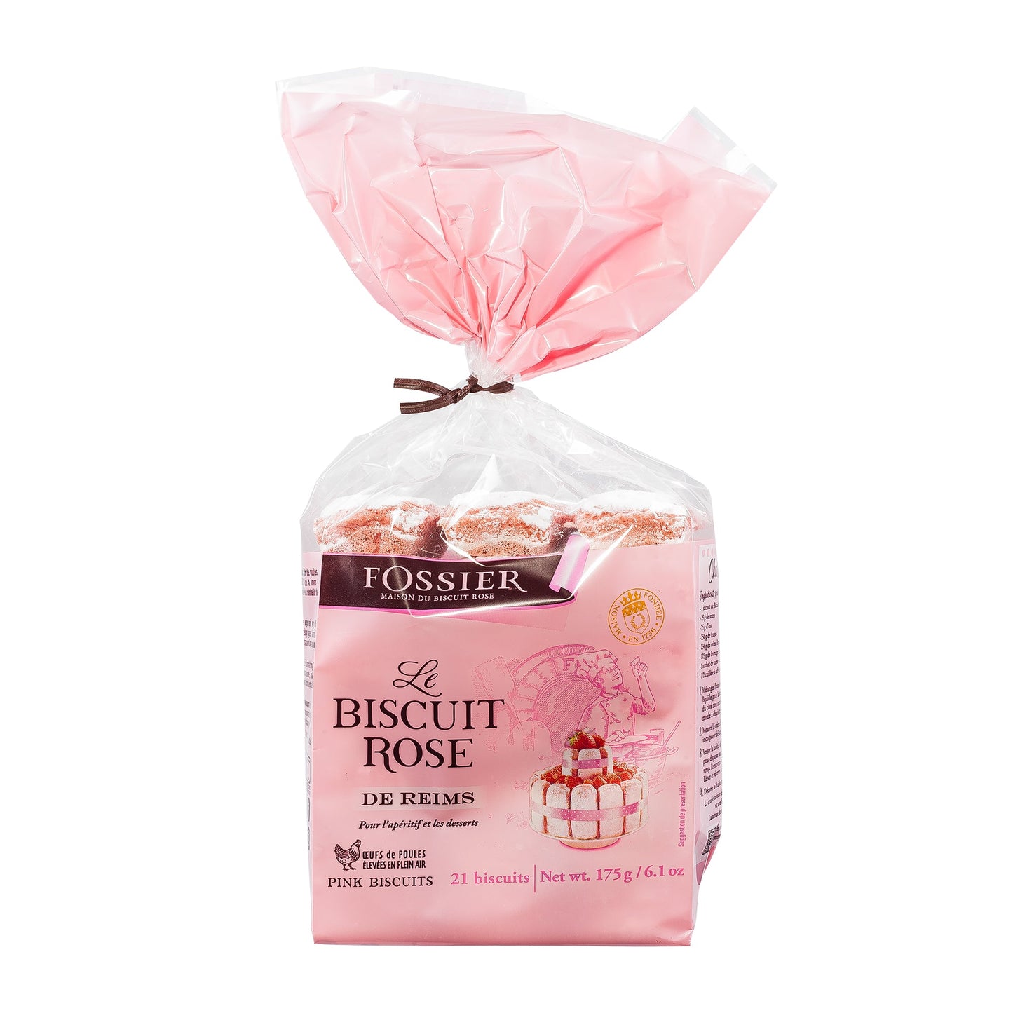 Maison Fossier Biscuit Rose de Reims 175g