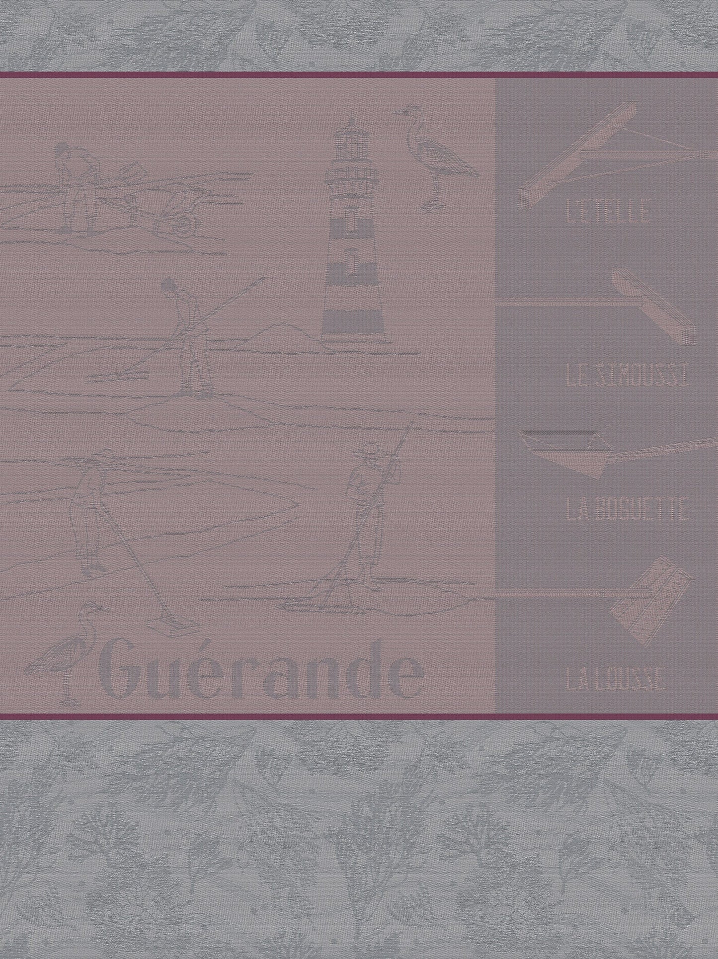 Geschirrtuch Marais Salants Rosé