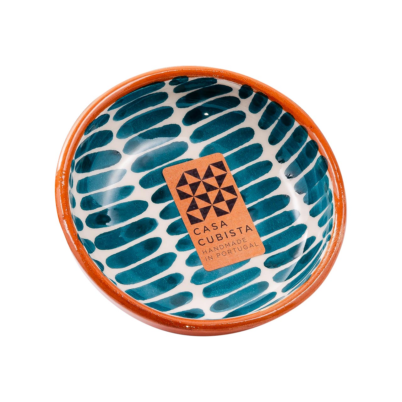 Keramikschale klein dash teal