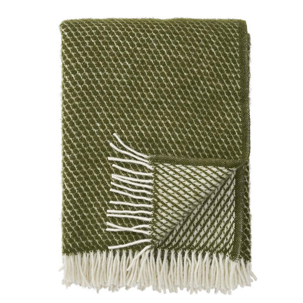 Klippan Wolldecke Velvet avocado