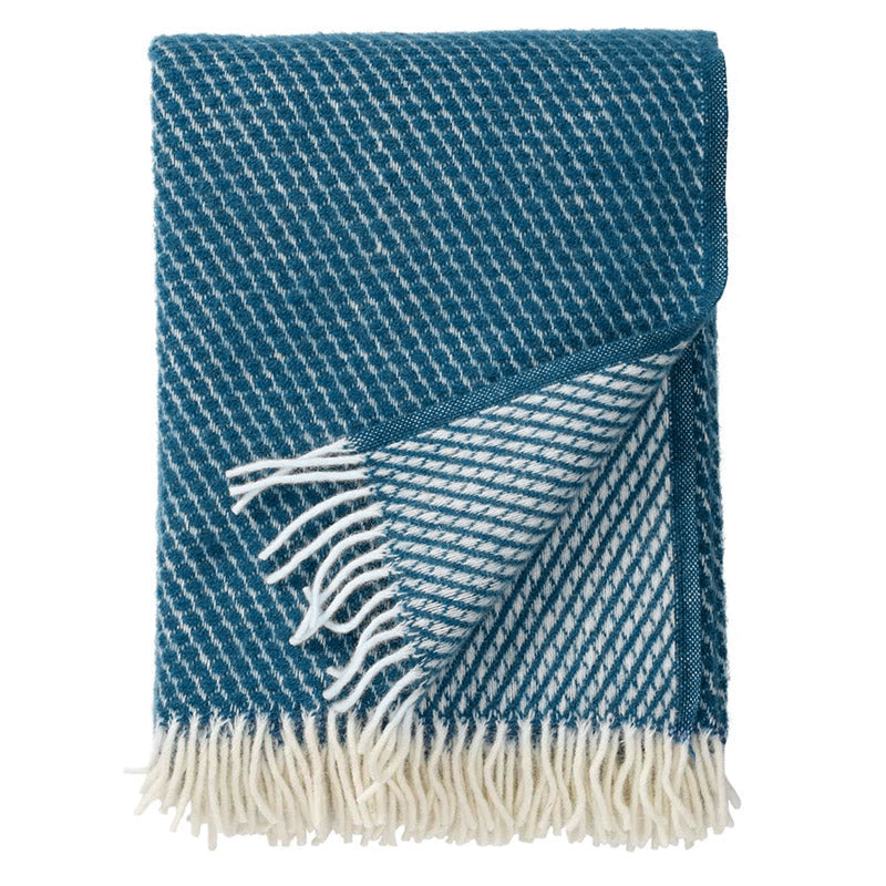 Klippan Wolldecke Velvet petrol