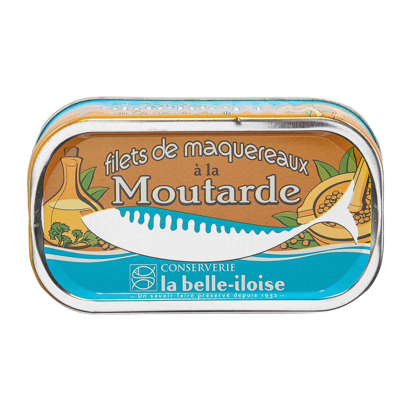 La belle iloise Makrelenfilet in Senf