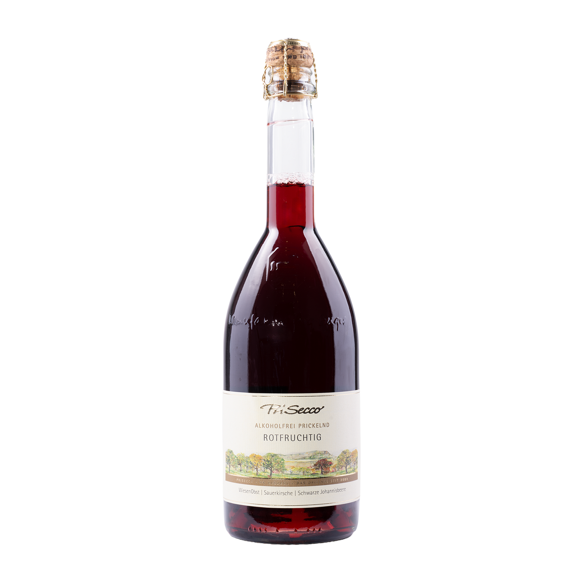 Manufaktur Jörg Geiger PriSecco Rotfruchtig alkoholfrei, 750 ml