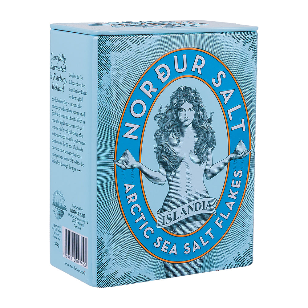 Nordur Salt Meersalzflocken Metalldose