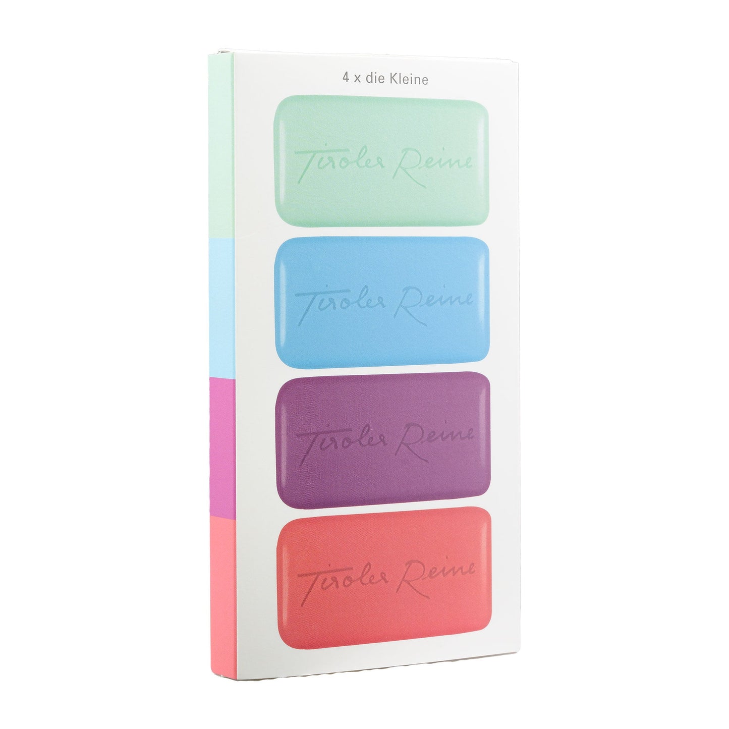 Tiroler Reine Seifen Geschenk blau rosa