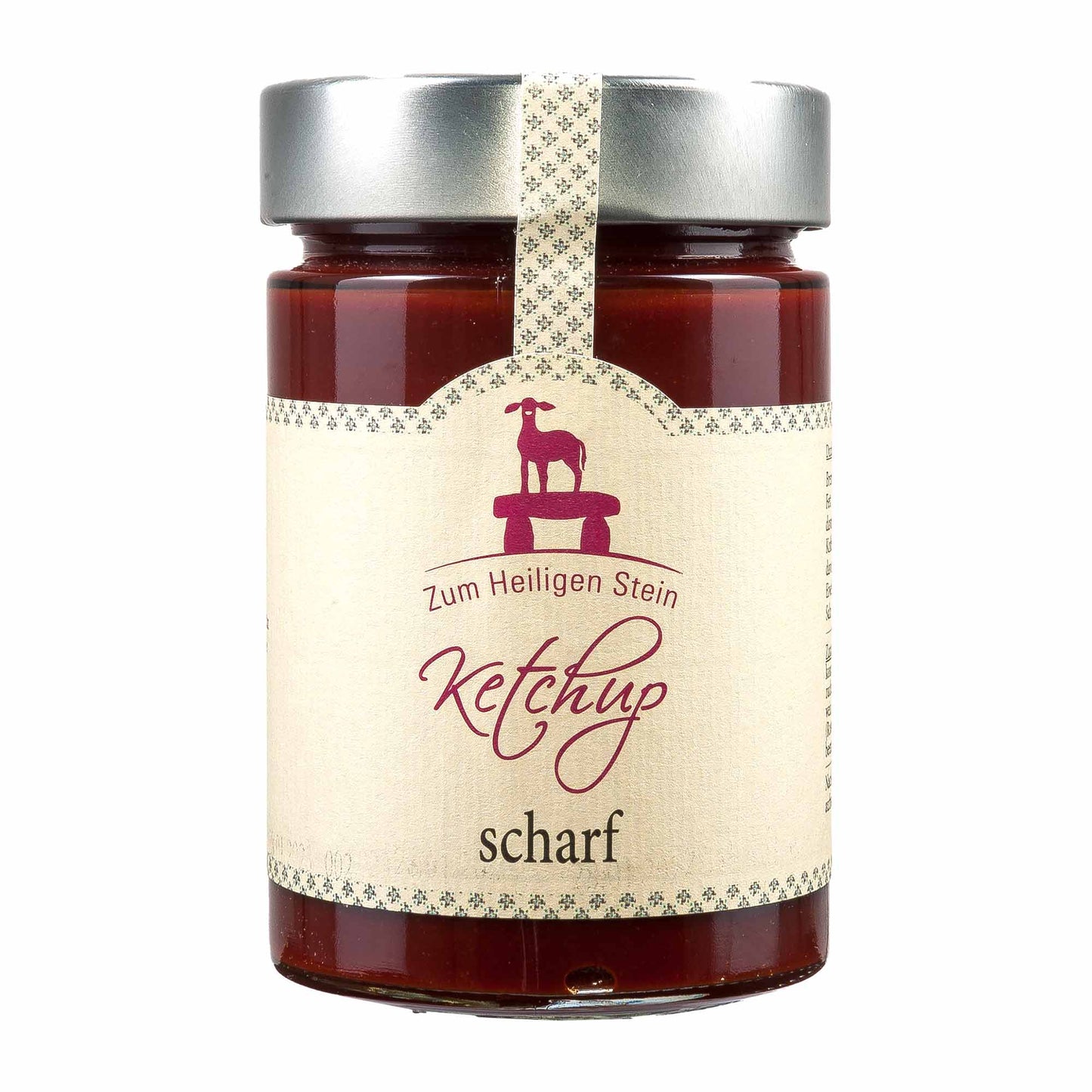 Zum heiligen Stein Ketchup scharf