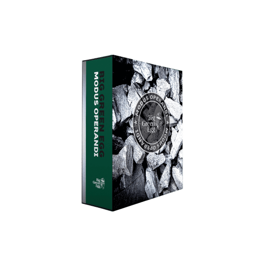 Modus Operandi — Das offizielle Big Green Egg Kochbuch mit Cover-Label