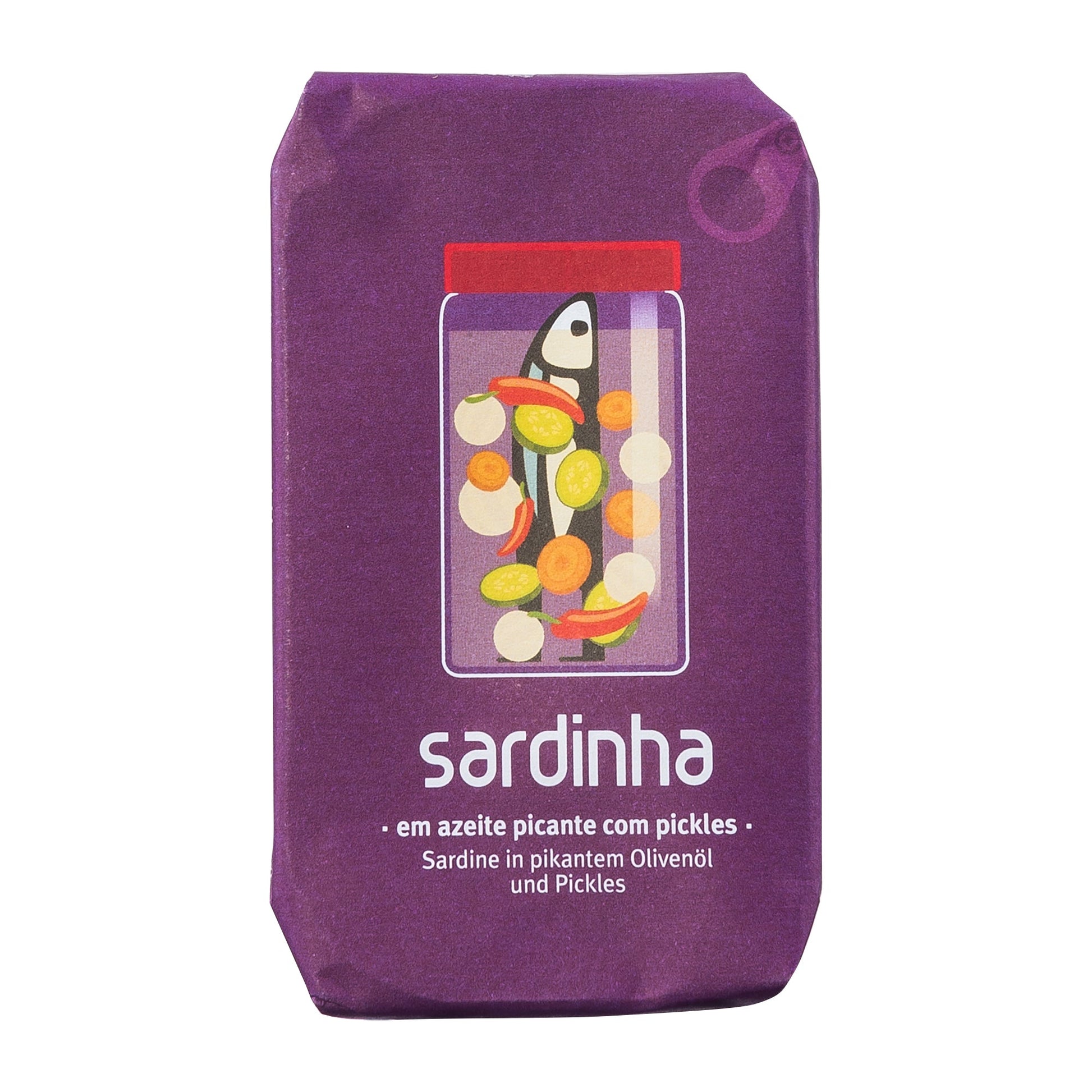 Sardinha  Ölsardinen mit Mixed Pickles