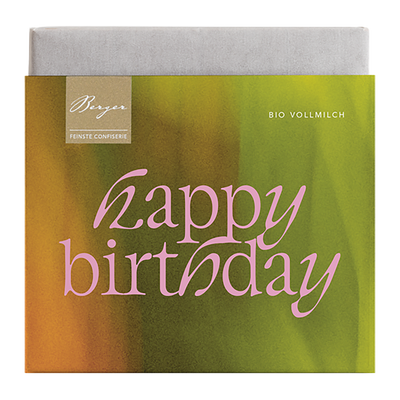 Organic Whole Milk Chocolate – Happy Birthday