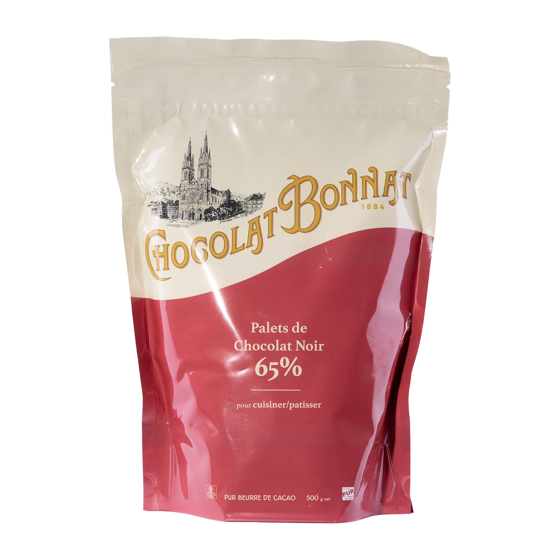 Kuvertüre 65% – Palets de Chocolat Noir von Chocolat Bonnat