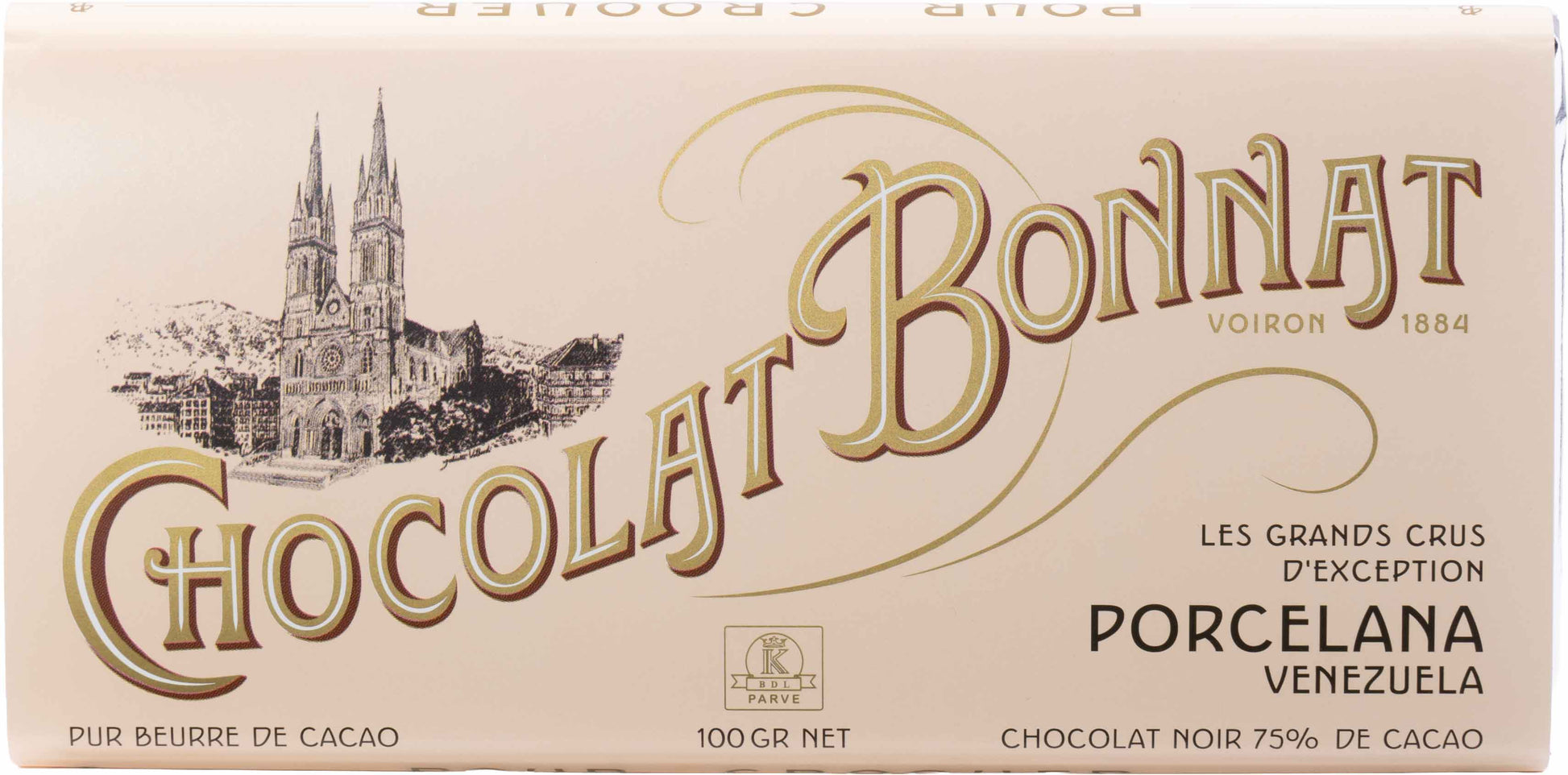 Bonnat Schokolade  Porcelana 75%  Zartbitterschokolade