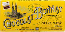 Bonnat Schokolade  Selva Maya 75%  Gold Gewinner 2016