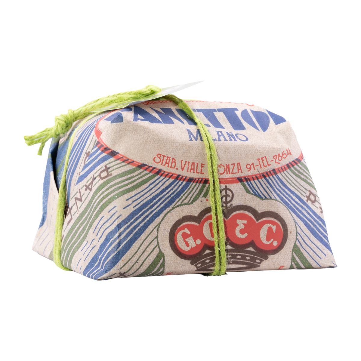 Breramilano 1930 Panettone mit Pistaziencreme, 1000 g, mit grünem Faden