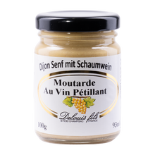 Delouis Fils Dijon Senf mit Schaumwein im 100 g Glas