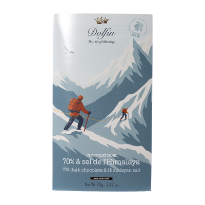 Zartbitterschokolade mit Himalayasalz