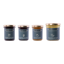 Easton Reed Käsebrett-Quartett: Cranberry, Raspberry und Peach Fine Pairing mit Sweet Honey Mustard