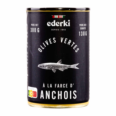 green olives with anchovies