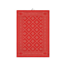 Ekelund  Attebladrose Geschirrtuch rot  50x70cm