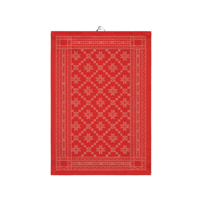 Attebladrose Geschirrtuch rot – 50x70cm