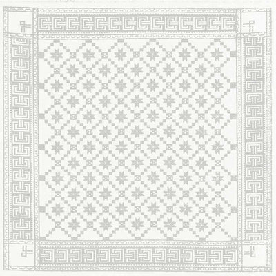 Attebladrose Mitteldecke – 80x80cm