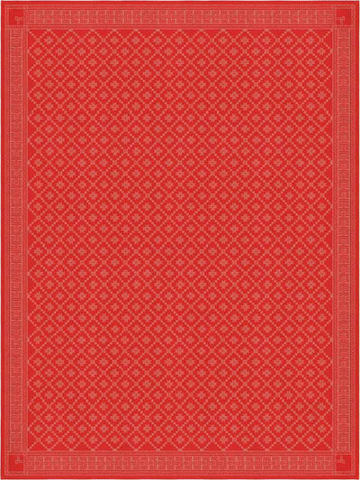 Attebladrose Tischdecke rot – 150x260cm