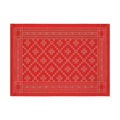 Attebladrose Tischset rot – 35x48cm