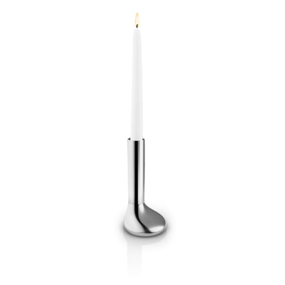 Mellow Candle Holder - Chrome / Stainless Steel - 16cm
