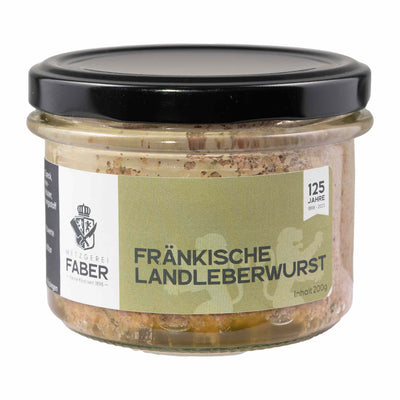 Franconian Country Liver Sausage – 200g