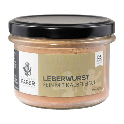 Liver sausage with veal - 200g