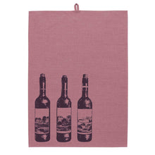 Frohstoff  Geschirrtuch Leinen erika  Weinflaschen