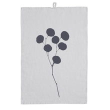 Frohstoff  Geschirrtuch Leinen grau  Eukalyptus