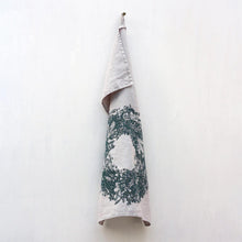 Frohstoff  Geschirrtuch Leinen grau  Kranz