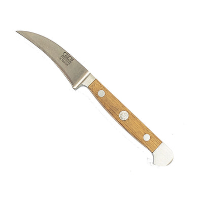 Alpha Peeling Knife – Oak Handle – 6cm
