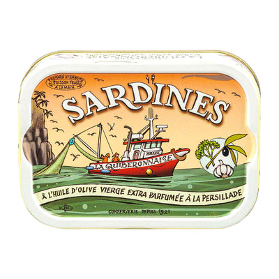 Vintage Sardines Parsley and Garlic