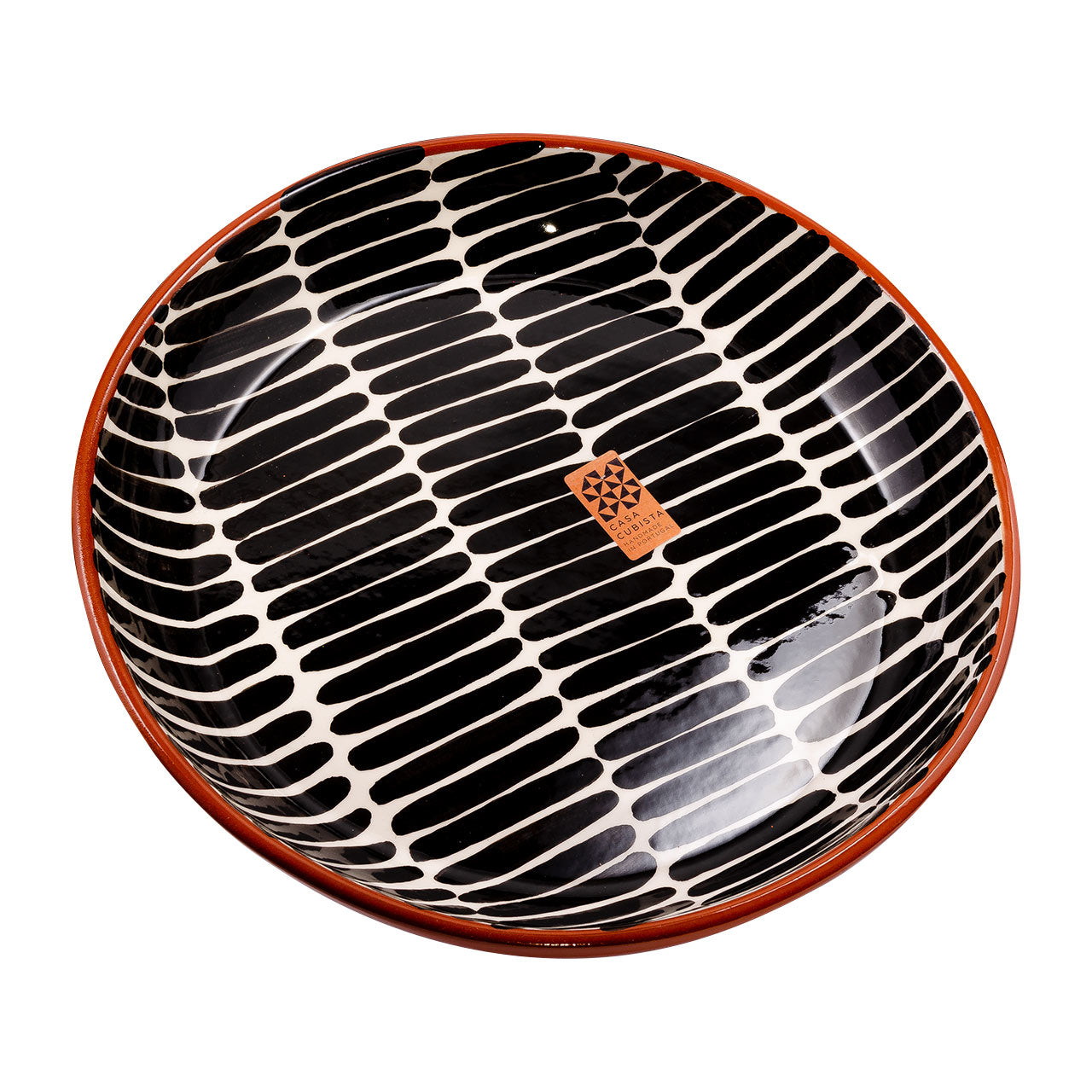 Keramikschale groß  dash black