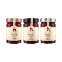Ketchup-Probierset 3 × 400 g – mild, würzig, scharf, Zum heiligen Stein