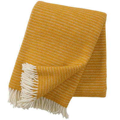 Wool blanket Ralph – mustard