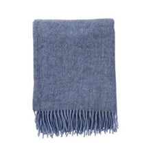 Klippan  Wolldecke Gotland  infinity blue