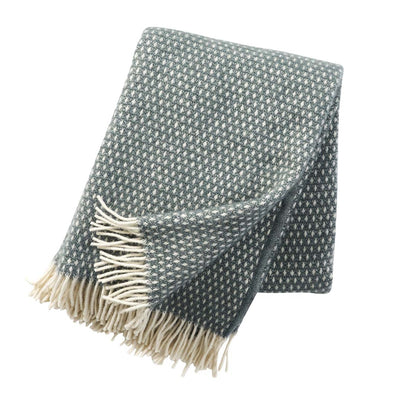Wool blanket Knut – balsam green