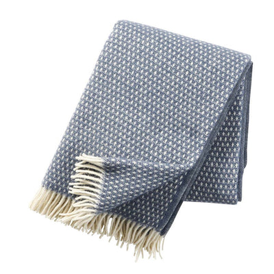 Wool Blanket Knut – smokey blue