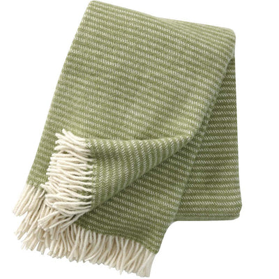 Wool blanket Ralph – lime blossom