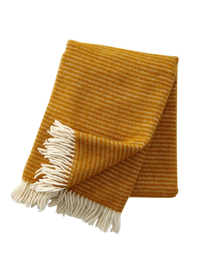 Wool blanket Ralph – mustard