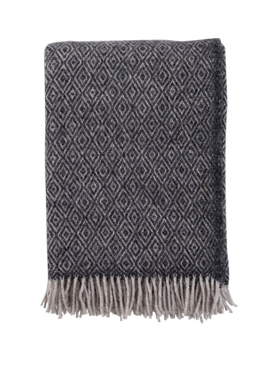 Wool blanket Stella – coke grey