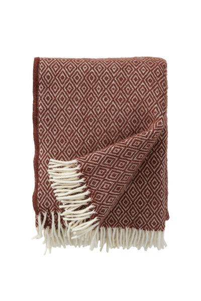Wool blanket Stella - rust