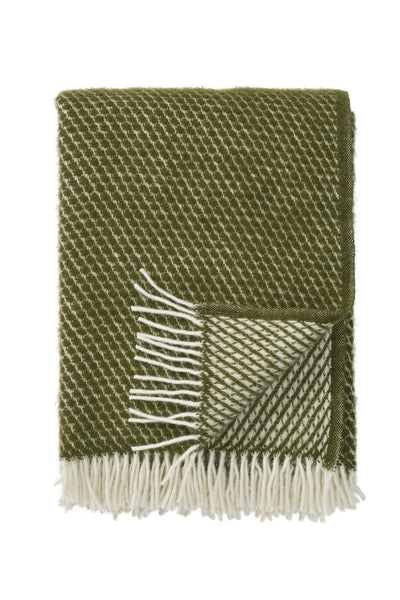Wool Blanket Velvet – avocado