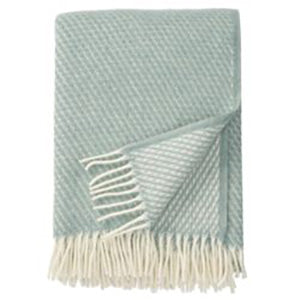 Wool Blanket Velvet – duck egg blue