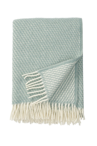 Wool Blanket Velvet – duck egg blue